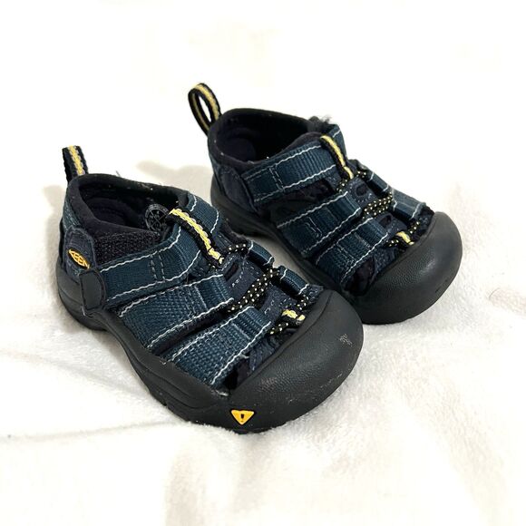 KEEN Newport H2 Sandals Baby Boy Kids 4 EU 21 Blue Waterproof Bumper Toe Hiking - Picture 1 of 6